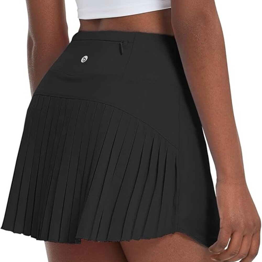 BALEAF Women's Pleated Tennis Skirt Golf Skorts for Woman High Waisted